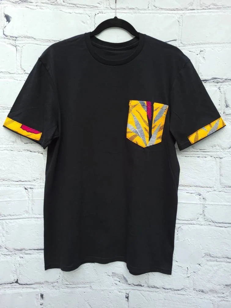 Men's Ankara accent t-shirt