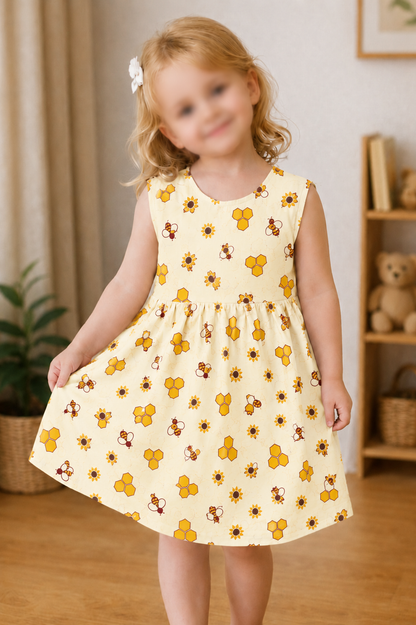 Girls Cotton Sun dress