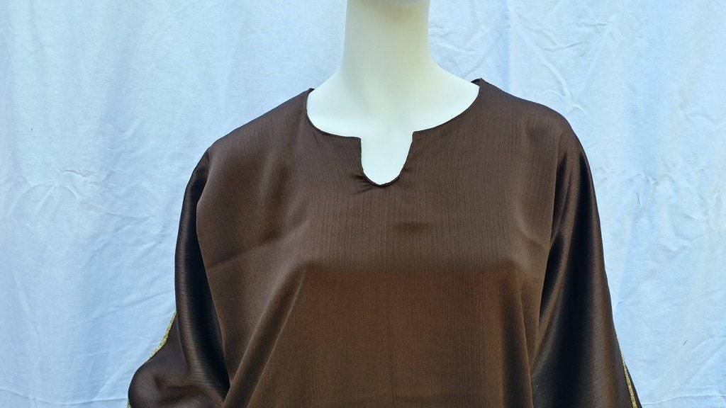 Abaya - Brown and Gold (US 6-8; S-M)