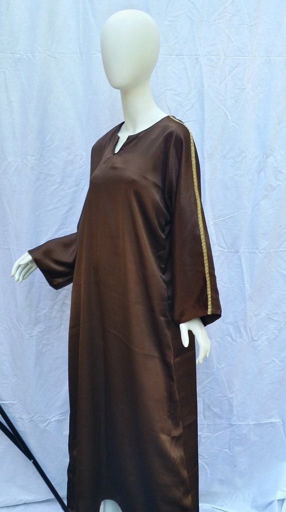 Abaya - Brown and Gold (US 6-8; S-M)