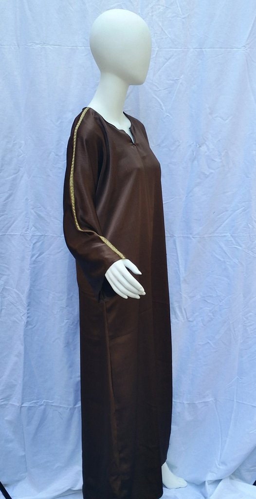 Abaya - Brown and Gold (US 6-8; S-M)