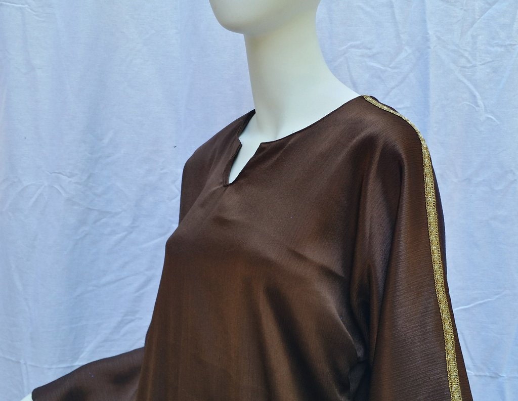Abaya - Brown and Gold (US 6-8; S-M)