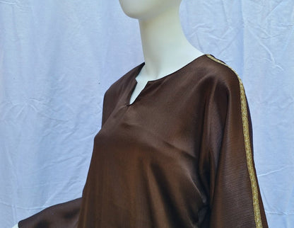 Abaya - Brown and Gold (US 6-8; S-M)