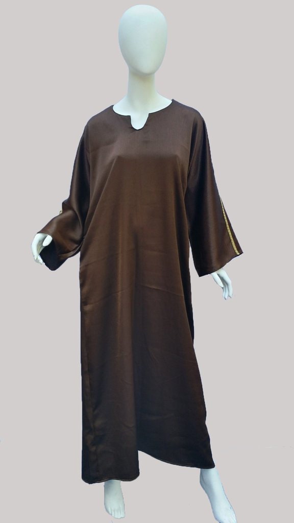 Abaya - Brown and Gold (US 6-8; S-M)