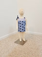 Girl's 0-3 months pillowcase dress blue floral new mom gift
